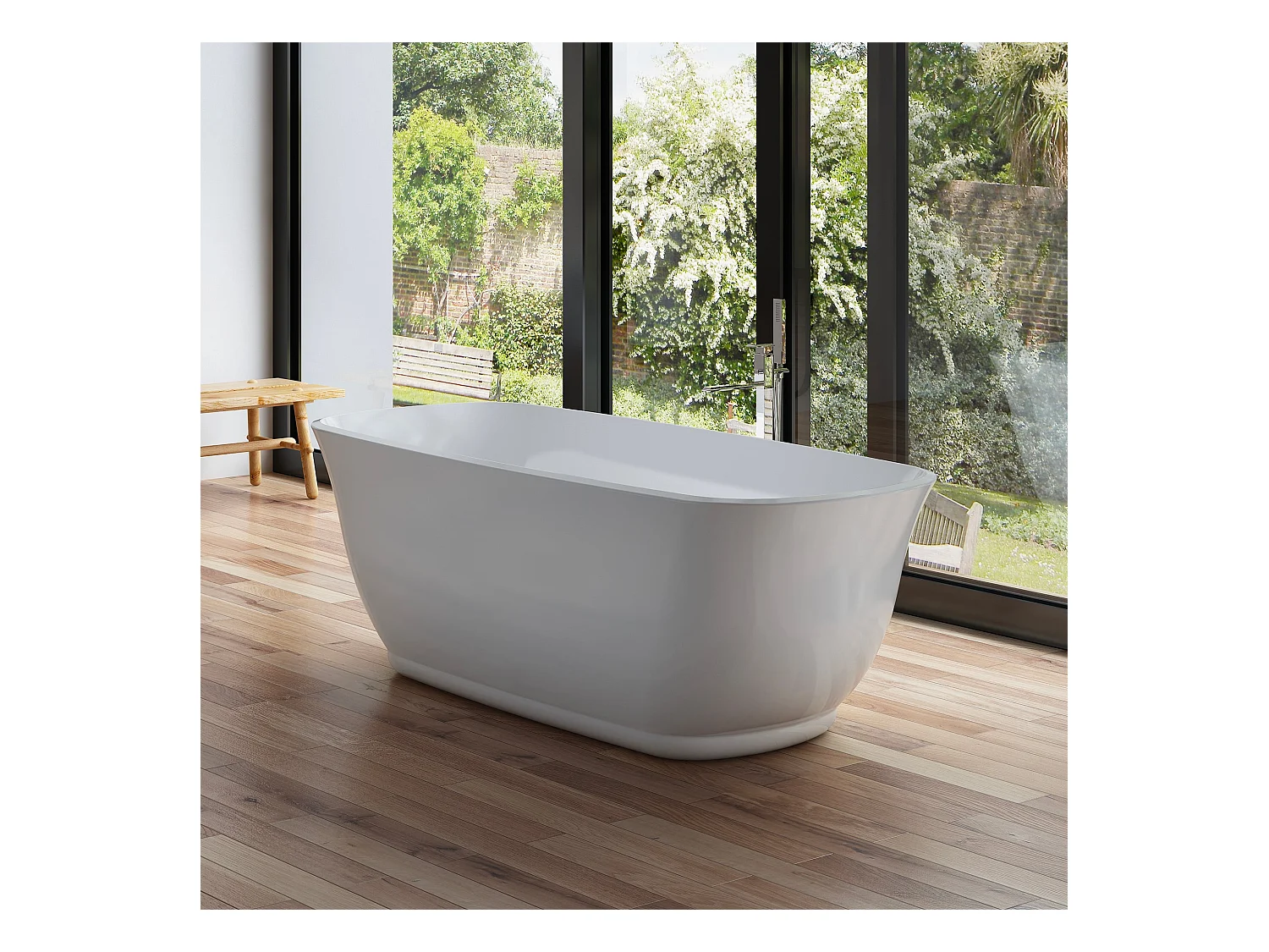 Baignoire Ilot Tialys 170 blanche xxcm, by SPALINA