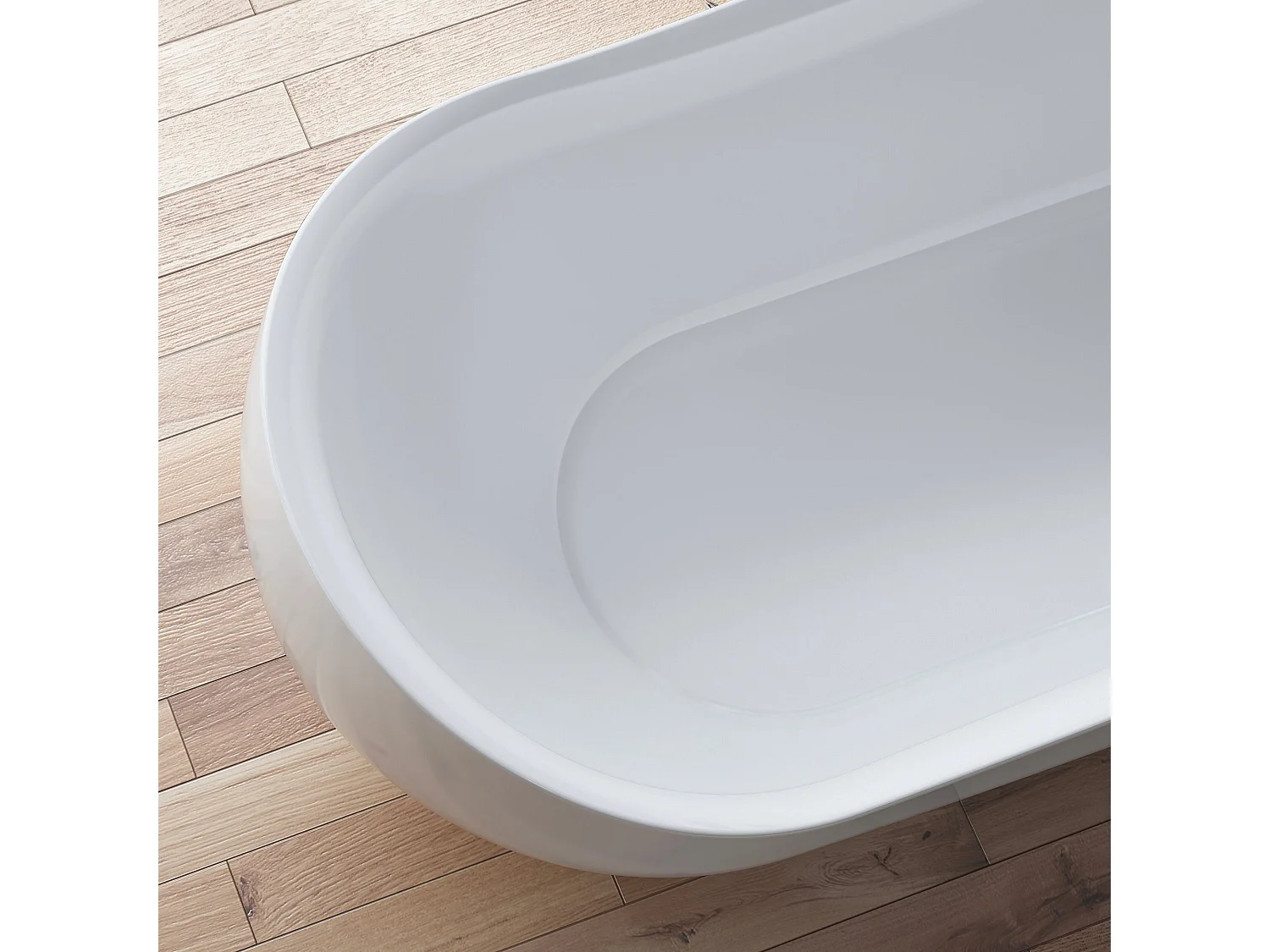 Baignoire Ilot Rivage 172 blanche xxcm, by SPALINA