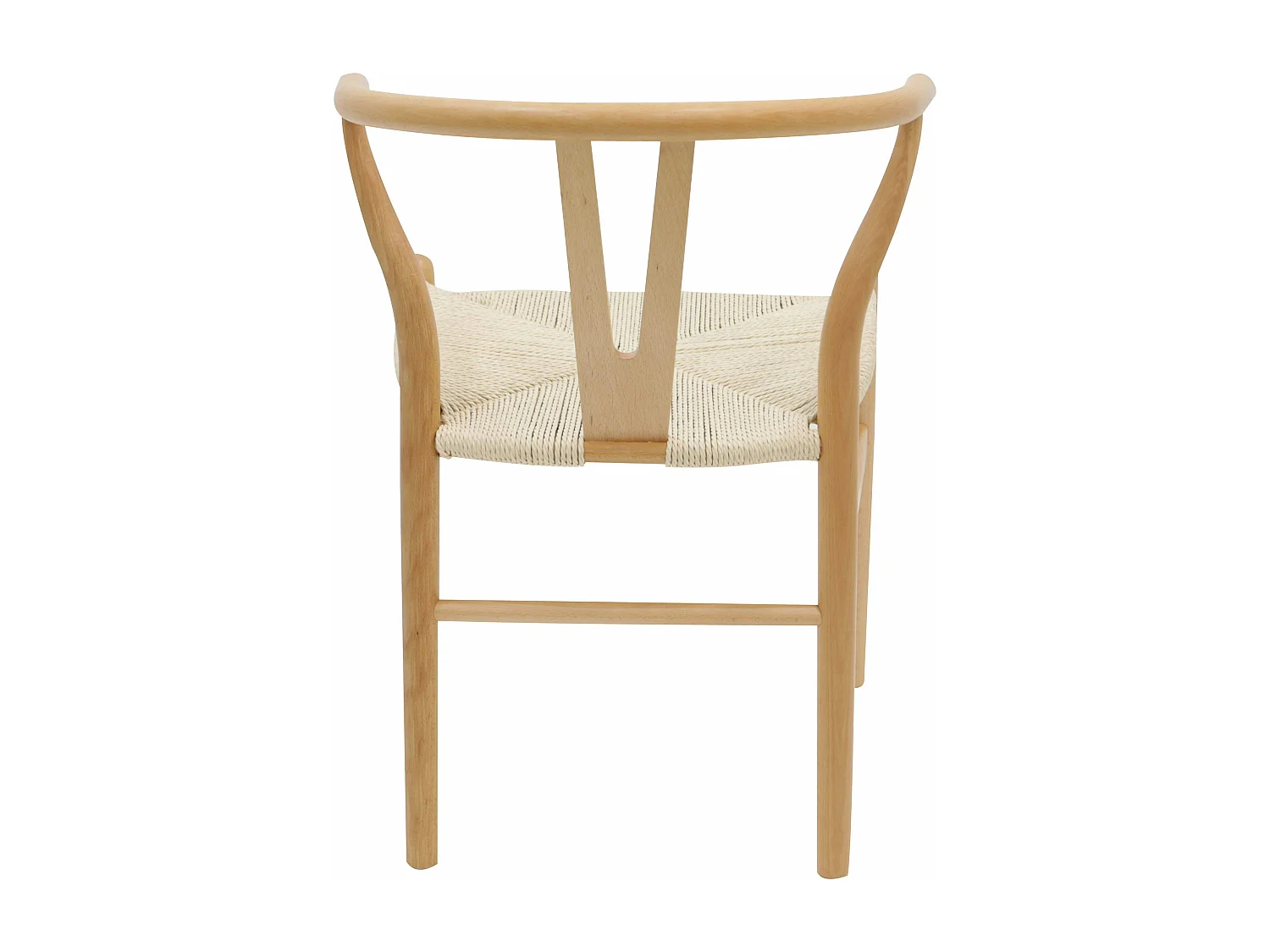 Lot de 2 chaises style scandinave en bois massif