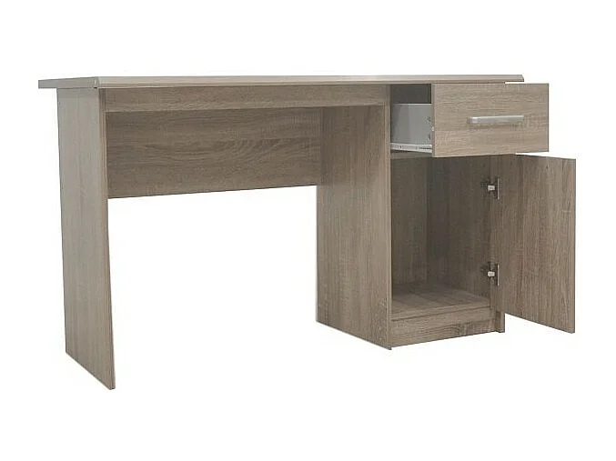 Recht bureau PRAGUE - 1 lade, 1 deur - Kleur Sonoma eiken - Functioneel ontwerp