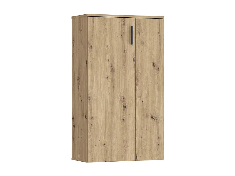 Meuble à chaussures 2 portes décor bois de chêne rustique – AMELIE