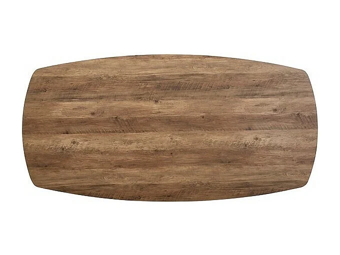 Table à manger ovale pour 10 personnes collection TUNIS. Pieds design en métal.