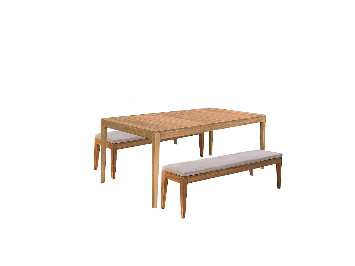 Set di mobili da giardino in teak massello