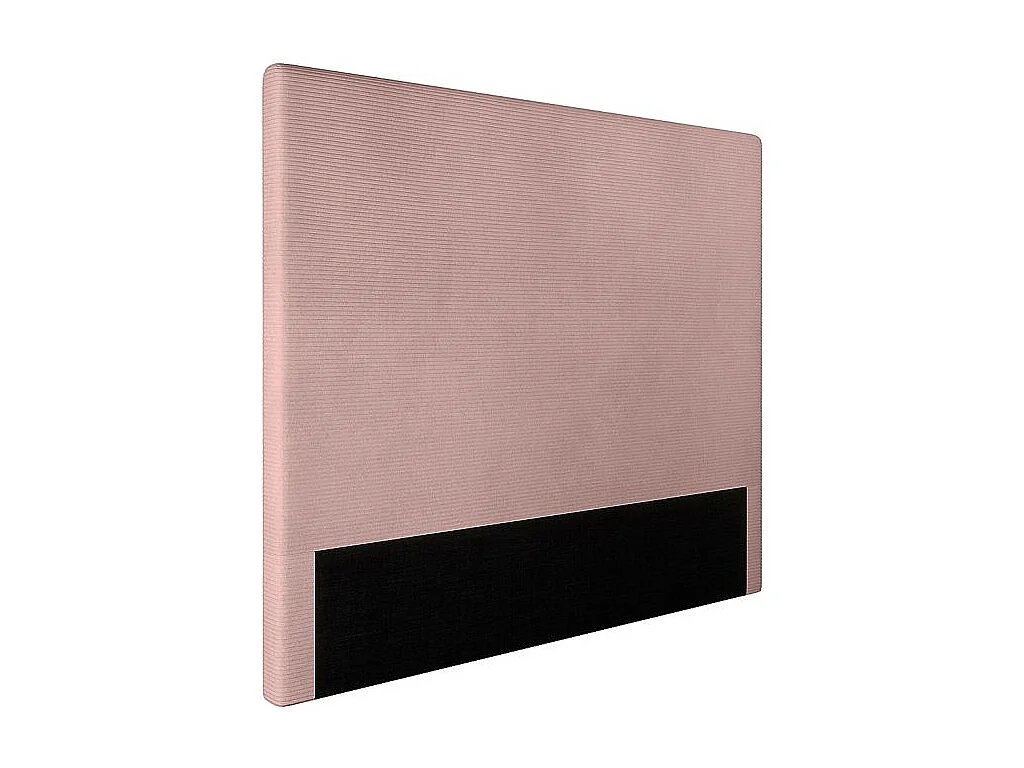 Tête de lit NUMA en velours côtelé - Rose - Largeur 160 cm