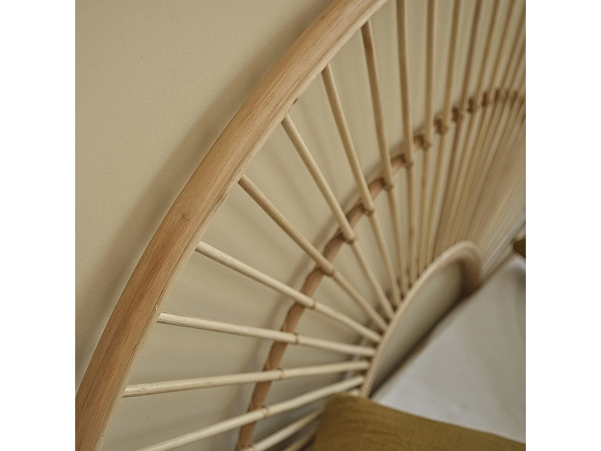 Tête de lit en rotin 160 cm