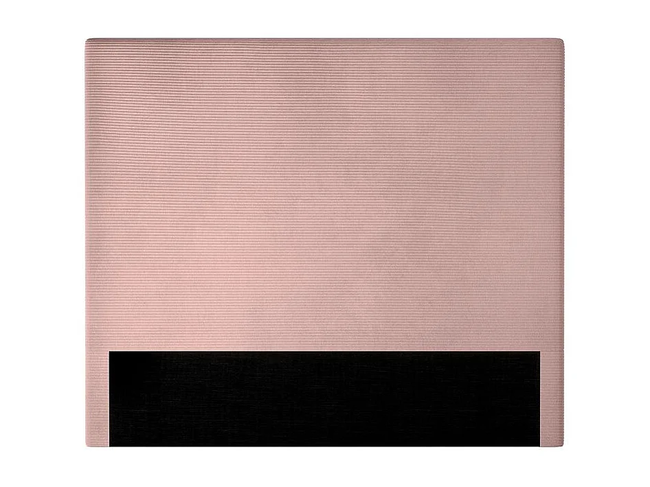 Tête de lit NUMA en velours côtelé - Rose - Largeur 140 cm
