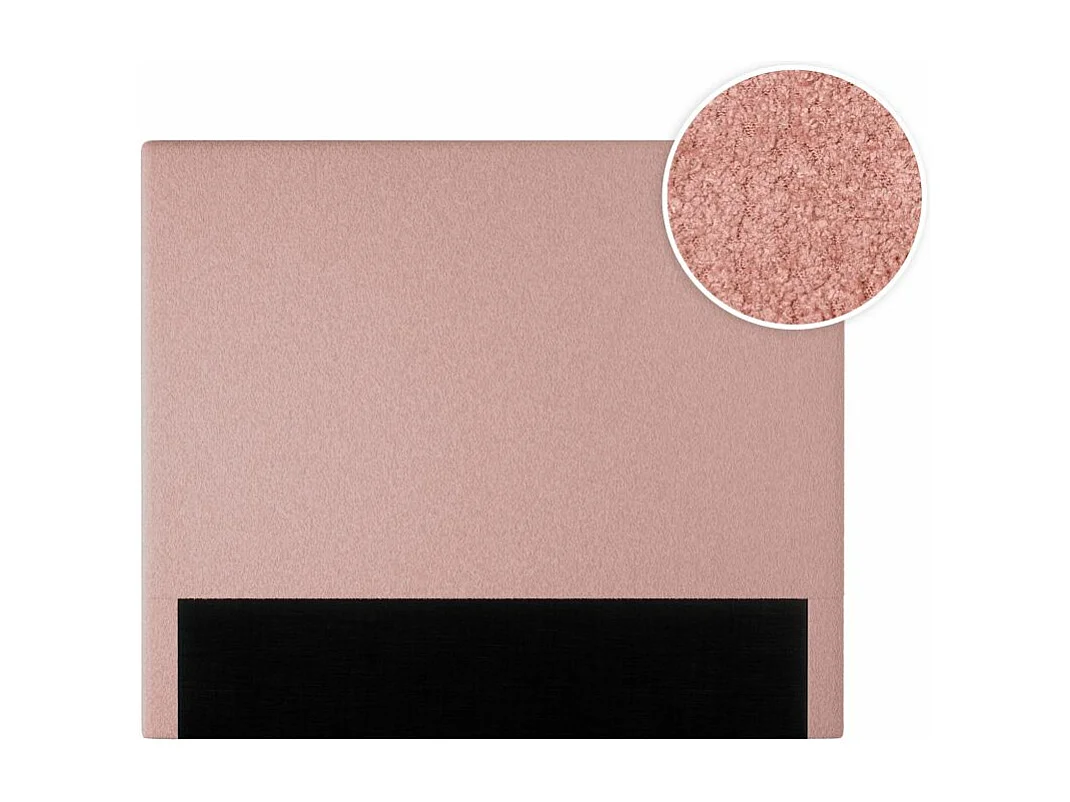 Tête de lit NUMA en tissu bouclette - Rose - Largeur 160 cm