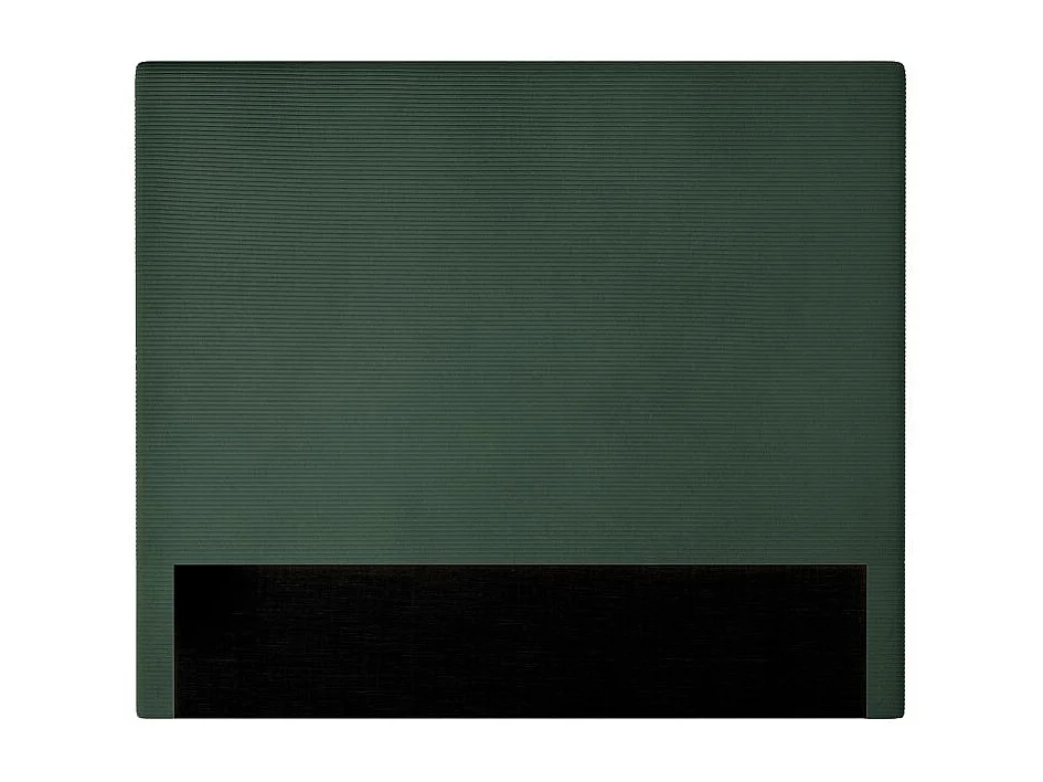 Tête de lit NUMA en velours côtelé - Vert foncé - Largeur 160 cm