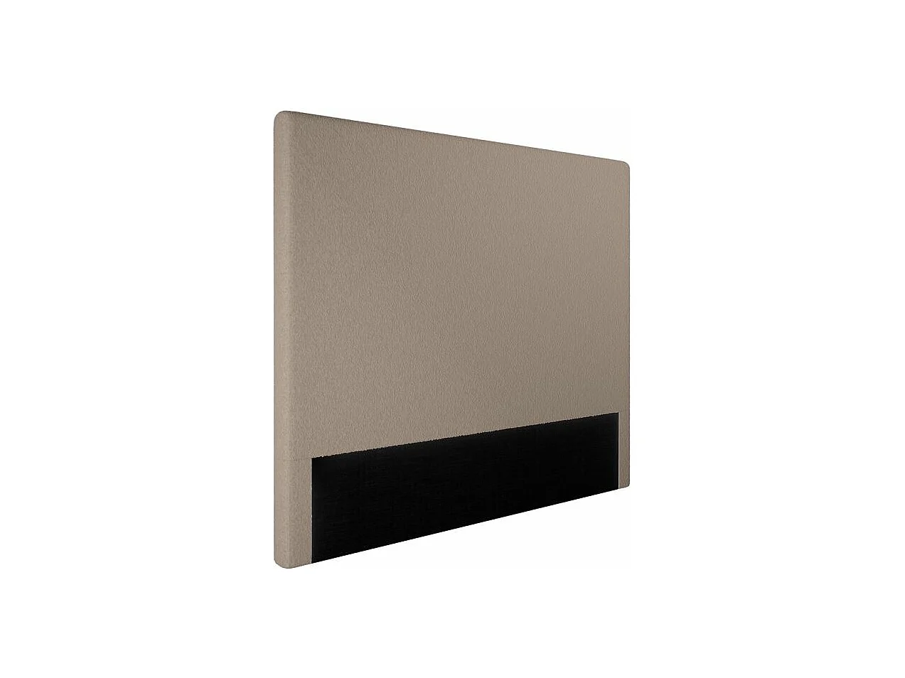 Tête de lit NUMA en tissu bouclette - Taupe - Largeur 160 cm