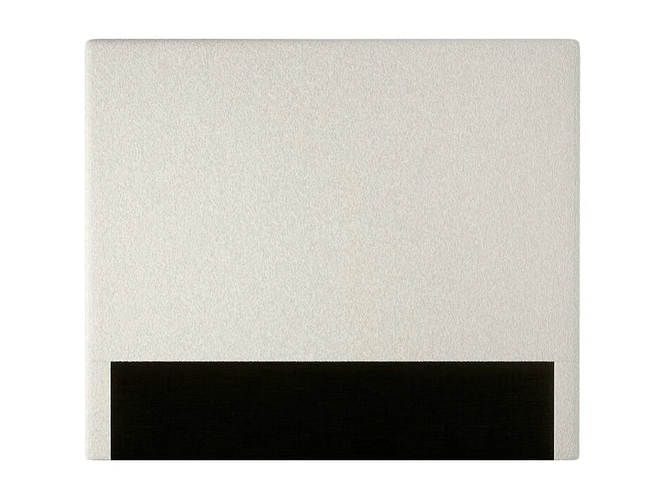 Tête de lit NUMA en tissu bouclette - Blanc - Largeur 160 cm