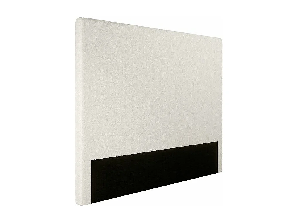 Tête de lit NUMA en tissu bouclette - Blanc - Largeur 160 cm