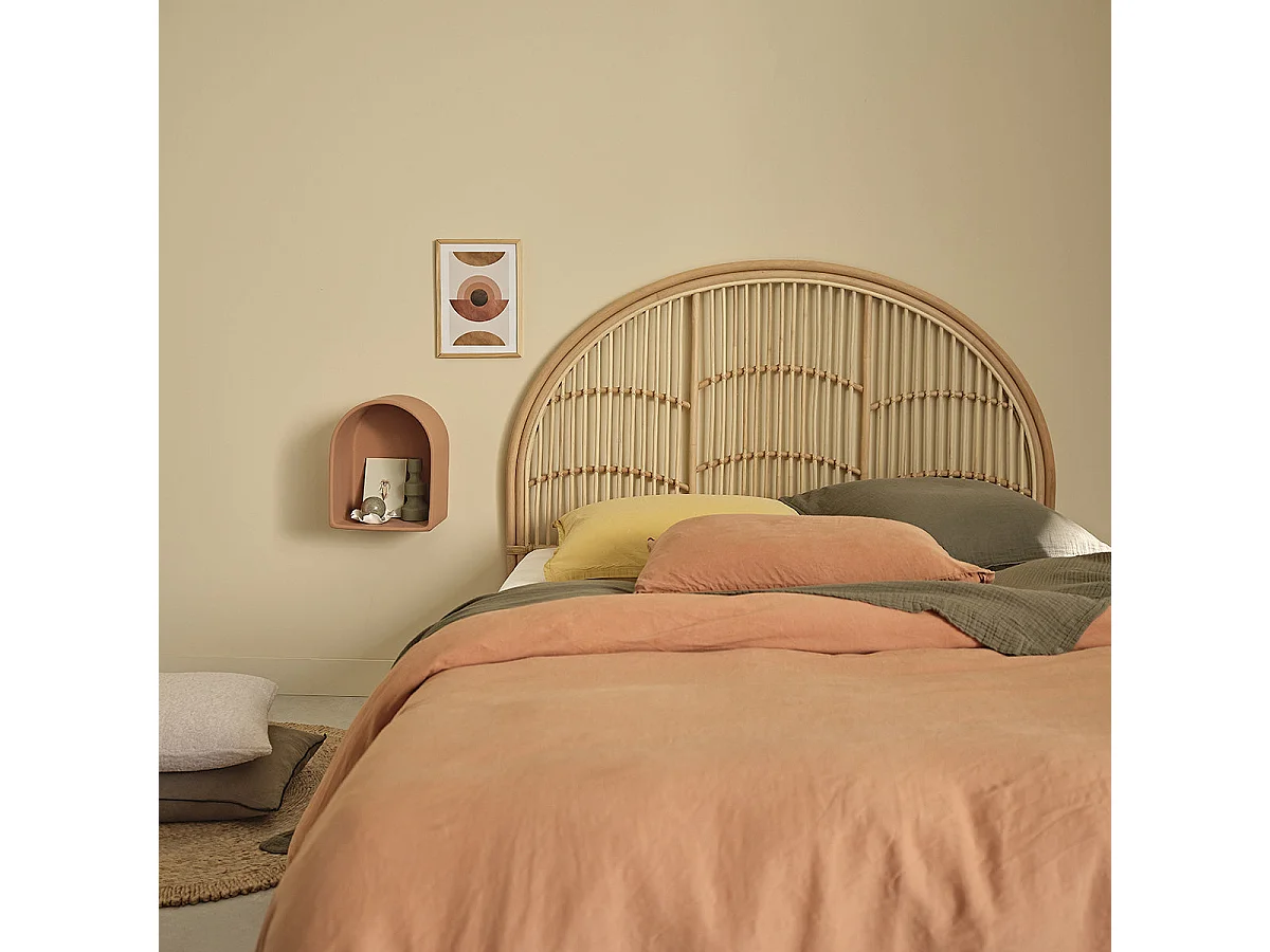 Testiera in rattan 140