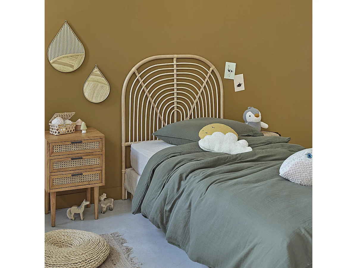 Testiera in rattan 90 cm