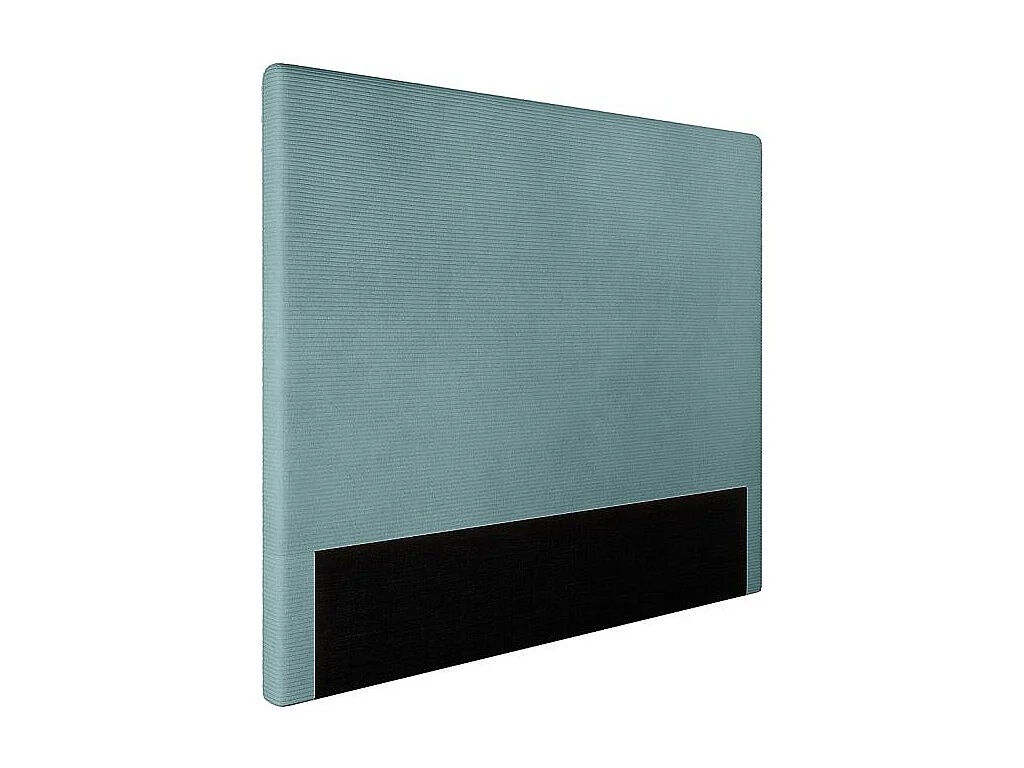 Tête de lit NUMA en velours côtelé - Bleu clair - Largeur 140 cm