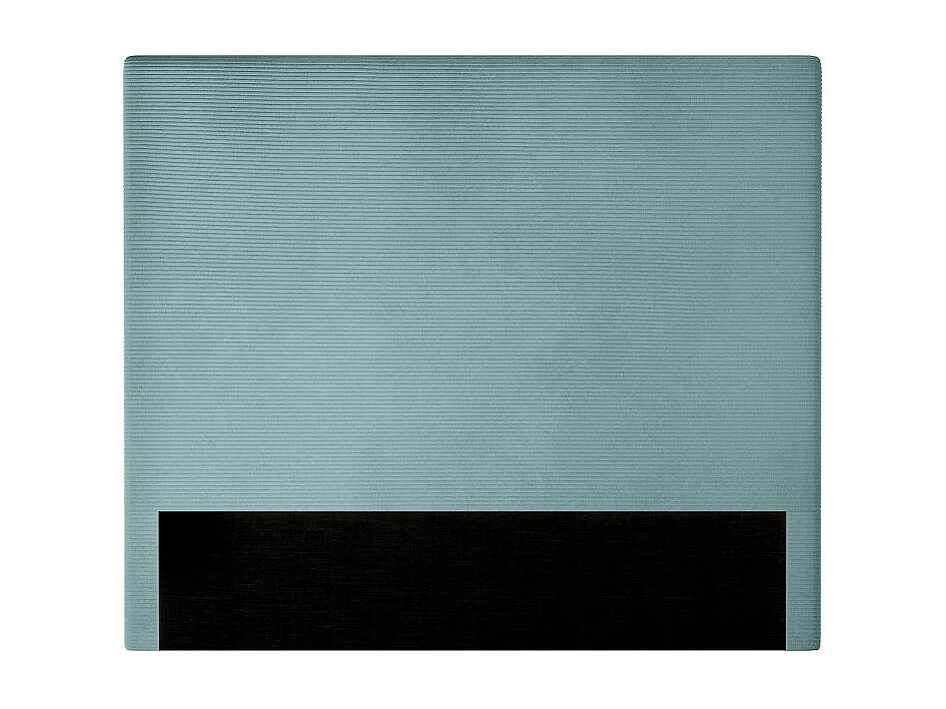 Tête de lit NUMA en velours côtelé - Bleu clair - Largeur 140 cm