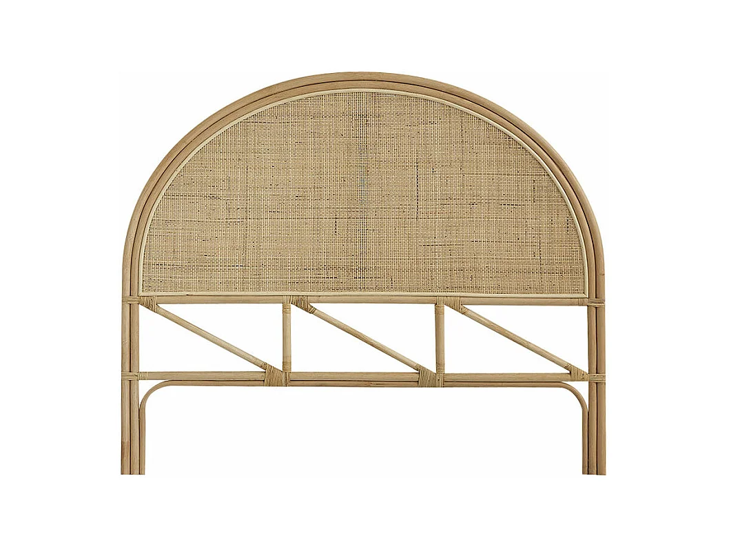 Tête de lit en rotin naturel 140 cm
