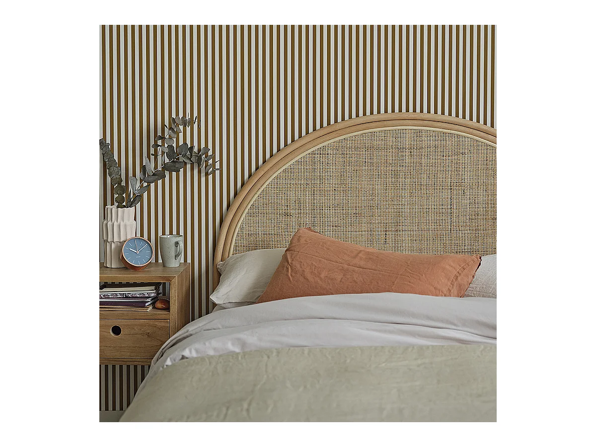 Tête de lit en rotin naturel 140 cm