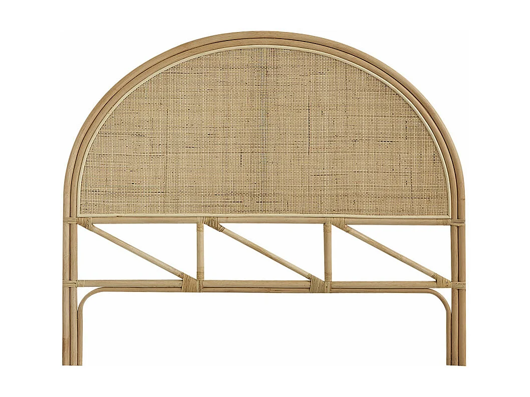 Cabecero de cama de ratán 90 cm