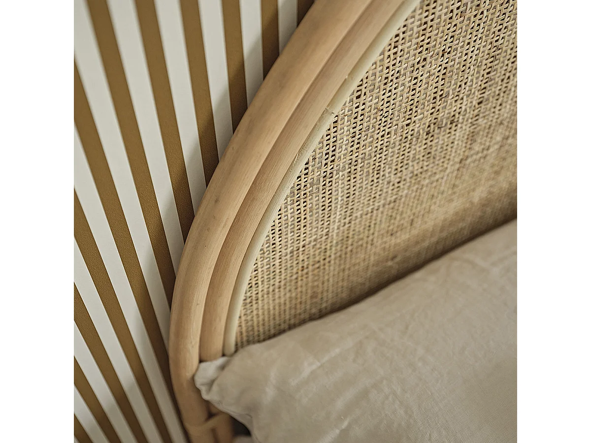 Cabecero de ratán 140 cm