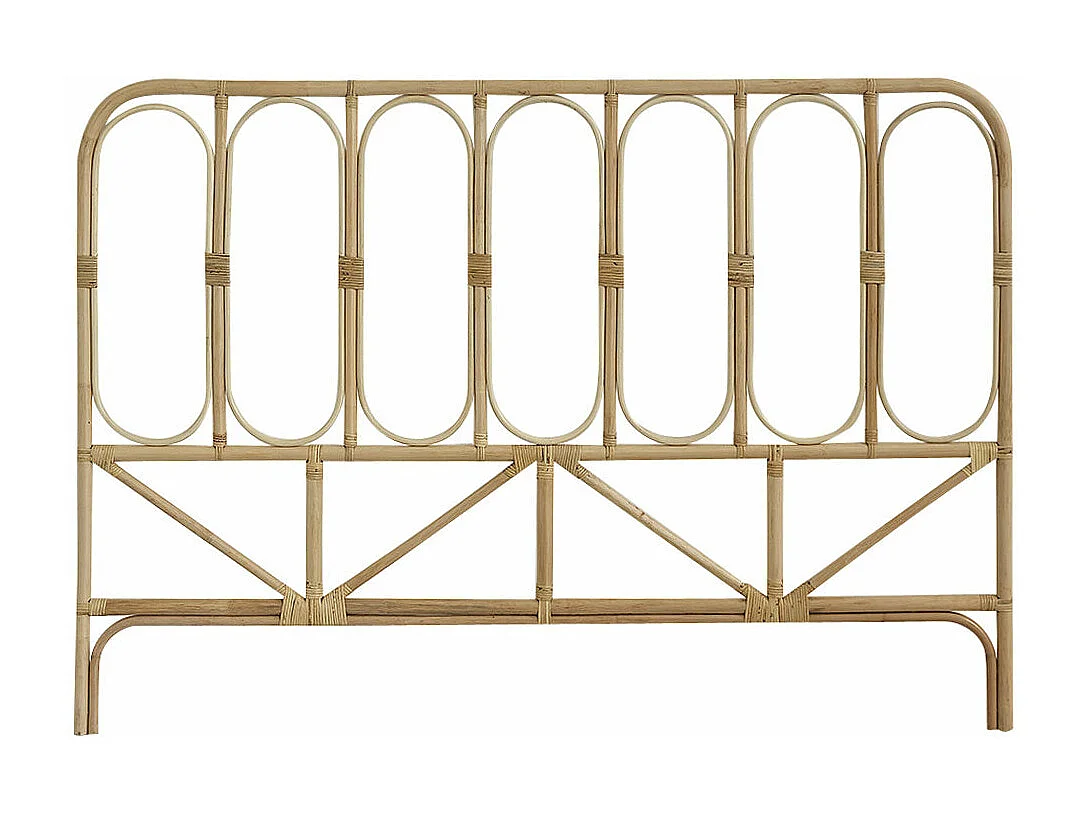 Testiera in rattan bohémien 160