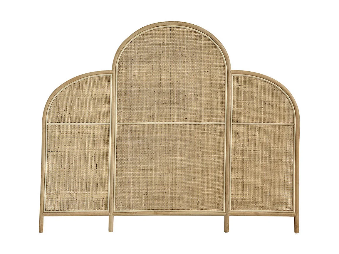 Tête de lit en rotin et cannage 160 cm