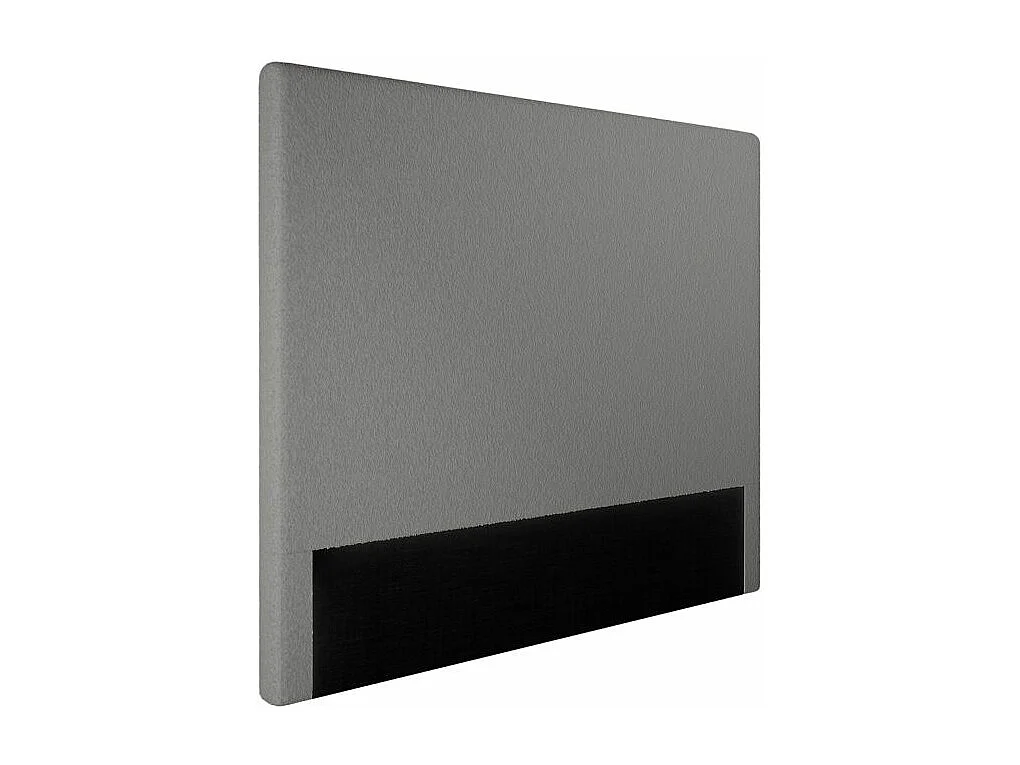 Tête de lit NUMA en tissu bouclette - Gris - Largeur 160 cm