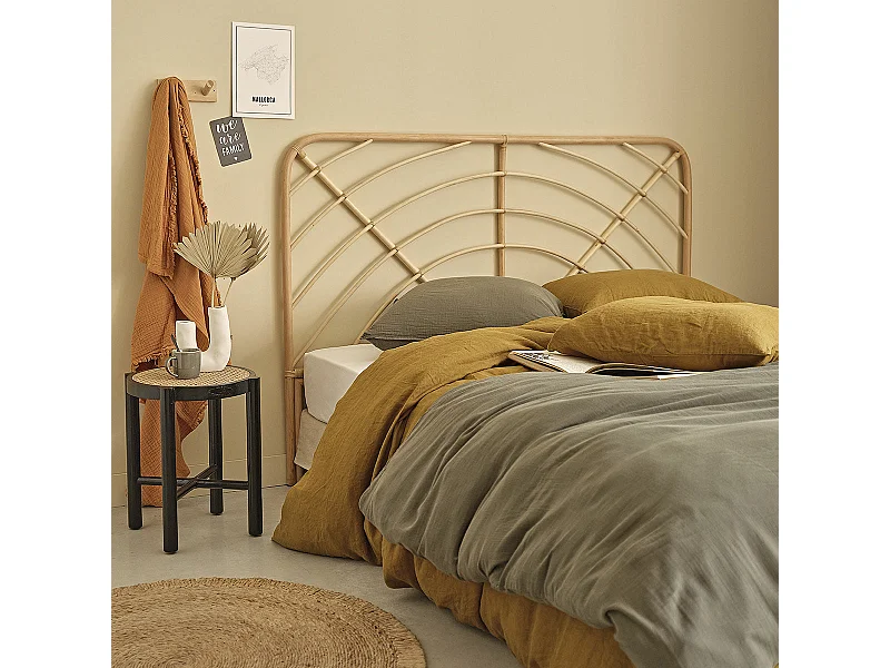 Tête de lit en rotin naturel 160 cm