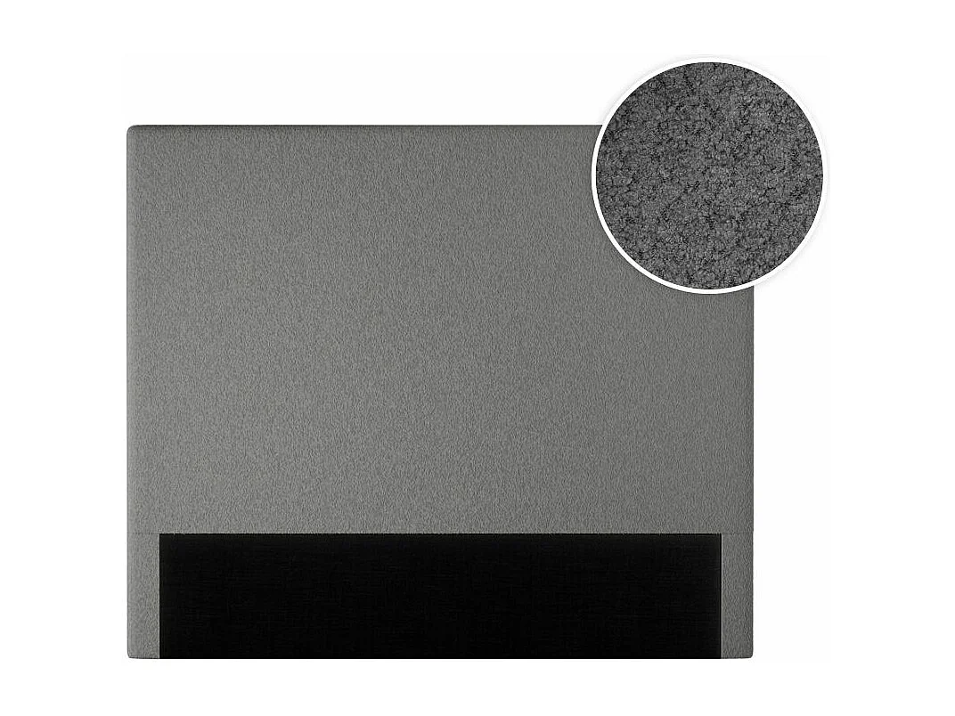 Tête de lit NUMA en tissu bouclette - Gris - Largeur 140 cm