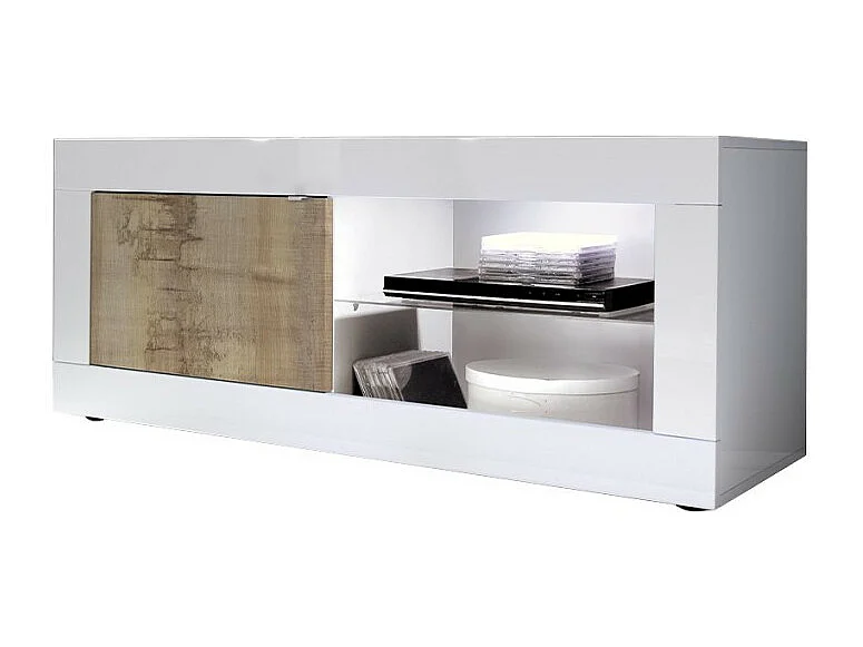 Piccolo mobile TV 1 porta senza illuminazione Initial - L140 cm