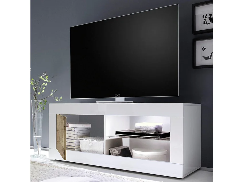 Piccolo mobile TV 1 porta senza illuminazione Initial - L140 cm