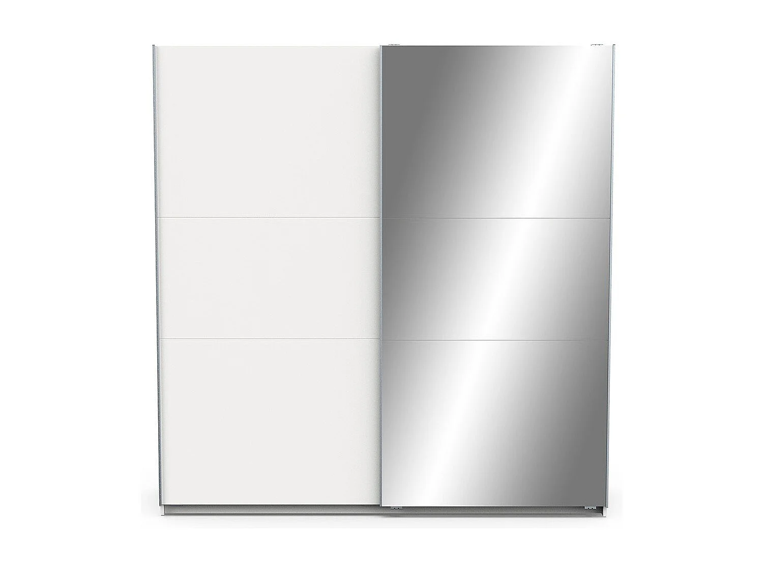 Ghost 2-drzwiowa szafa przesuwna z lustrem - L194,5 cm