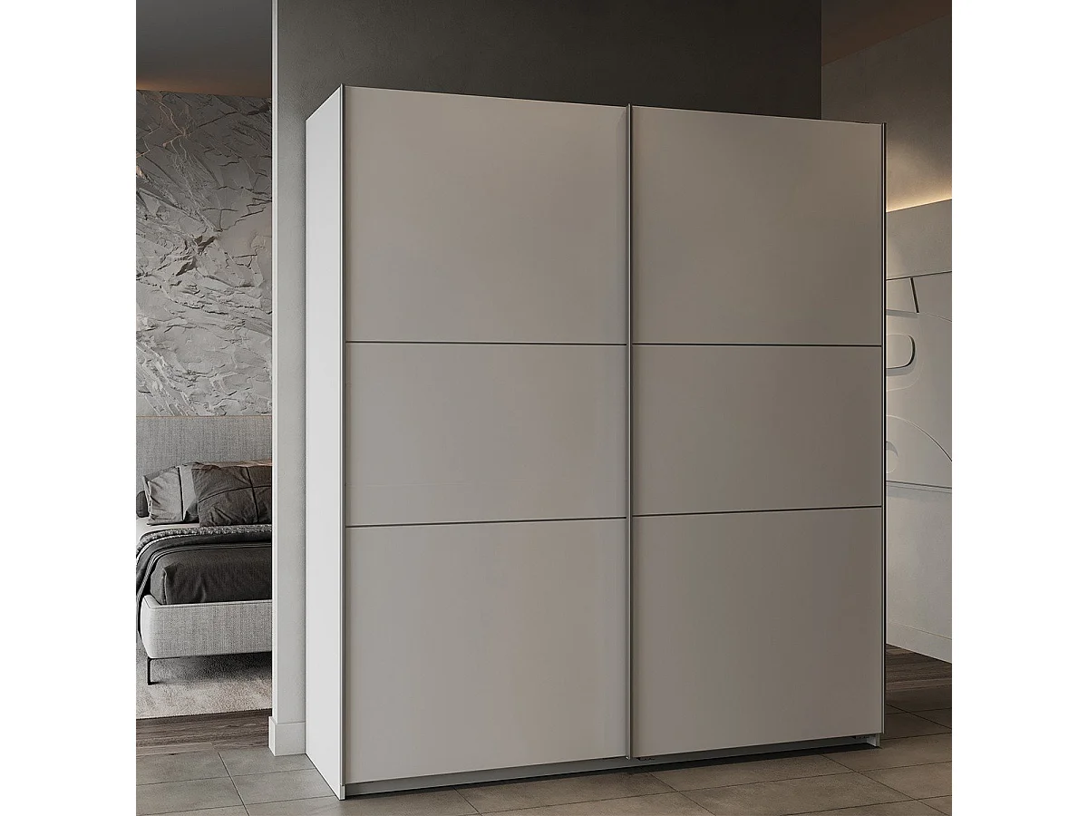 Armoire 2 portes coulissantes Ghost - L178,1 cm