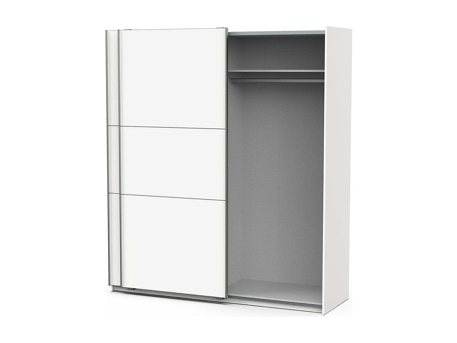 Armoire 2 portes coulissantes Ghost - L178,1 cm