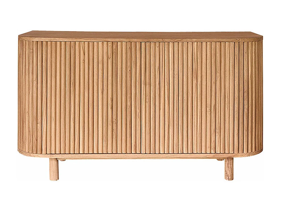 Meuble sous vasque en teck massif 142 cm