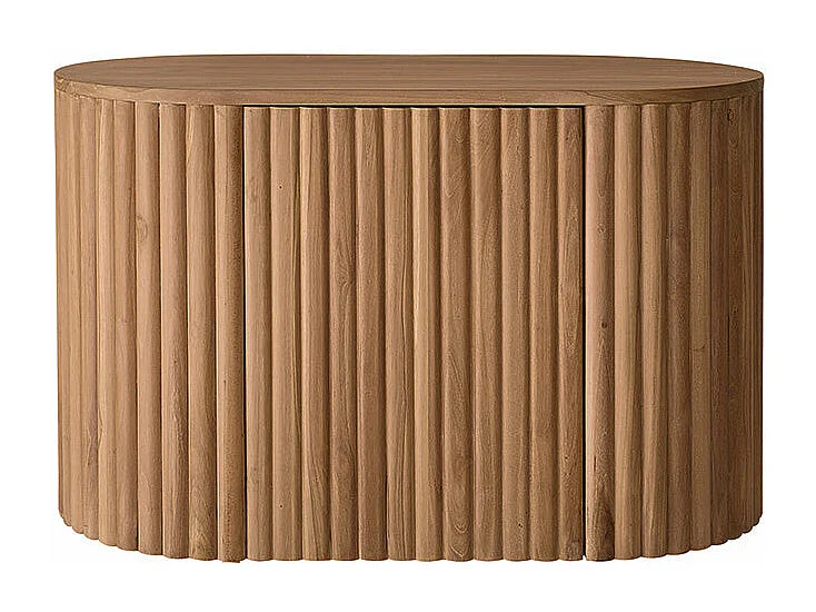 Mobile da bagno sospeso in legno massello di teak 90 cm