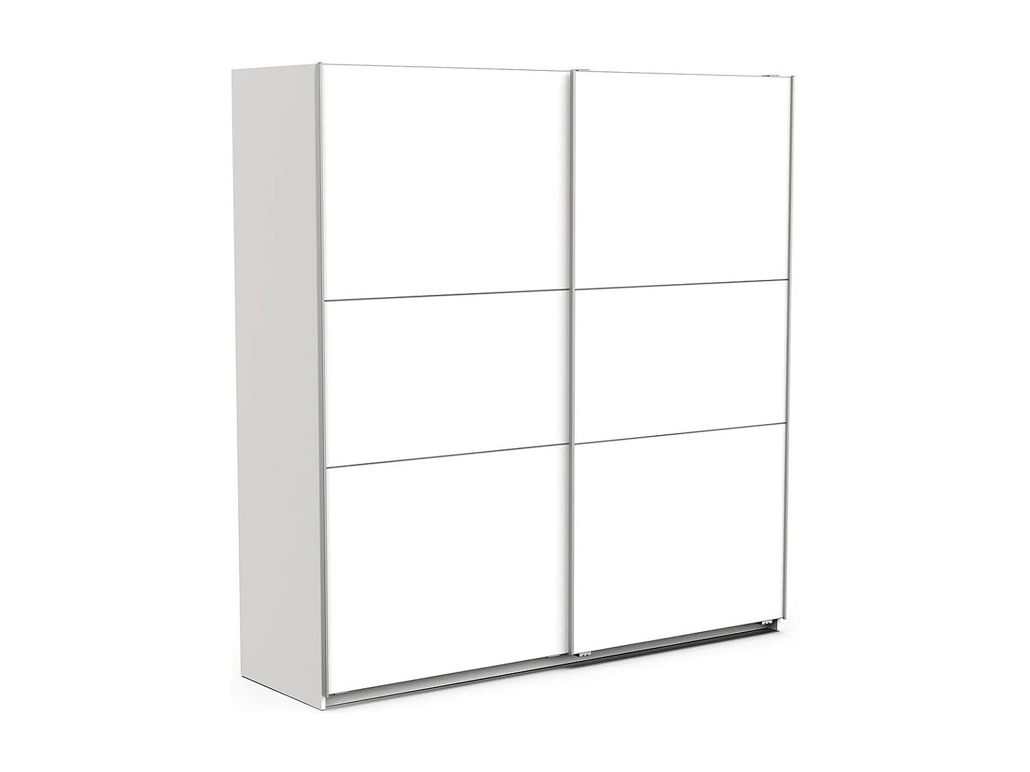 Kleiderschrank mit 2 Schiebetüren Ghost - L194,5 cm