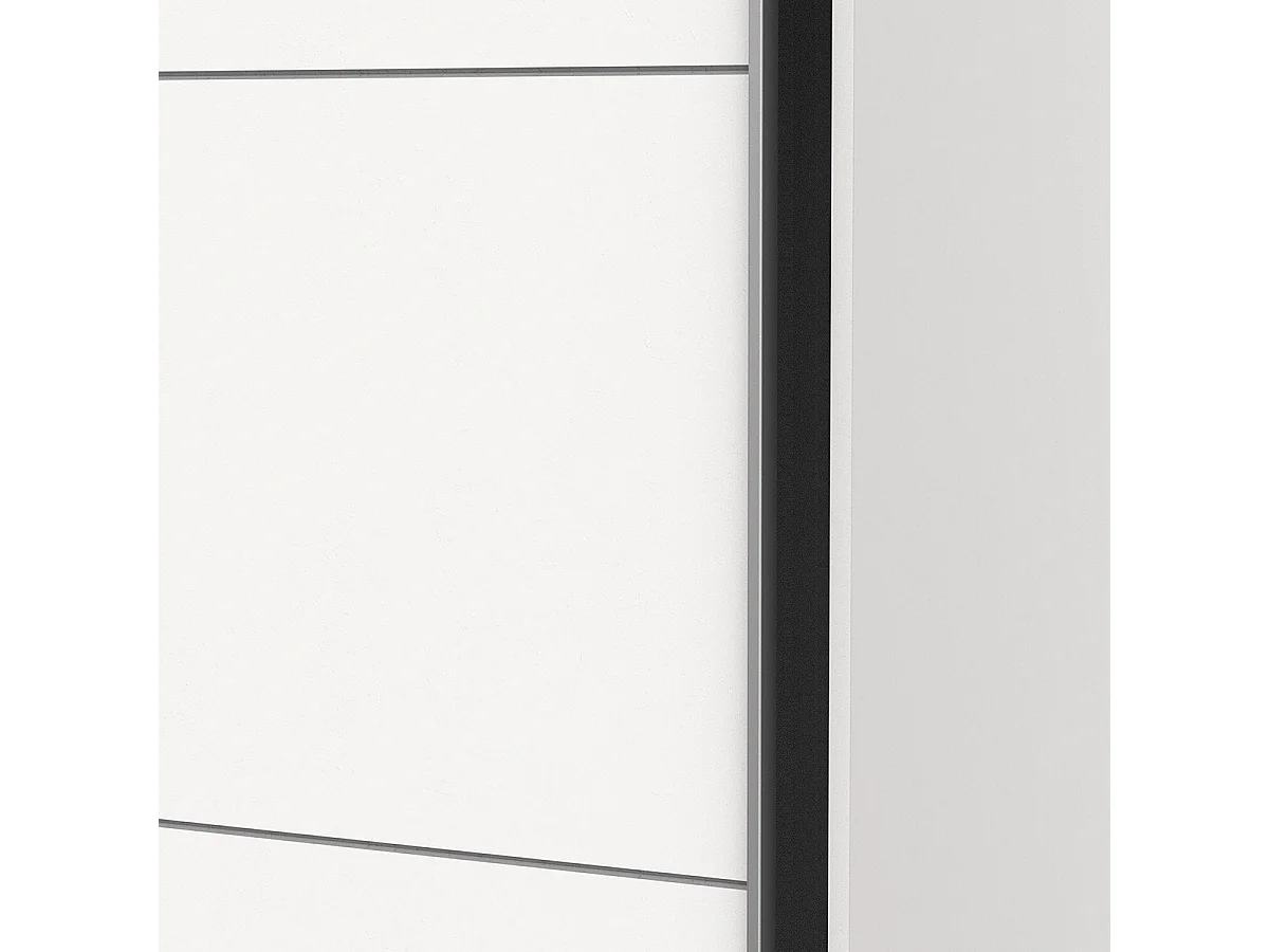 Kleiderschrank mit 2 Schiebetüren Ghost - L194,5 cm
