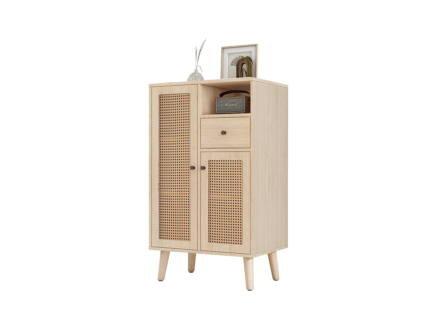 Buffet en bois, meuble d'angle, commode, meuble de rangement ,60*40*101 cm