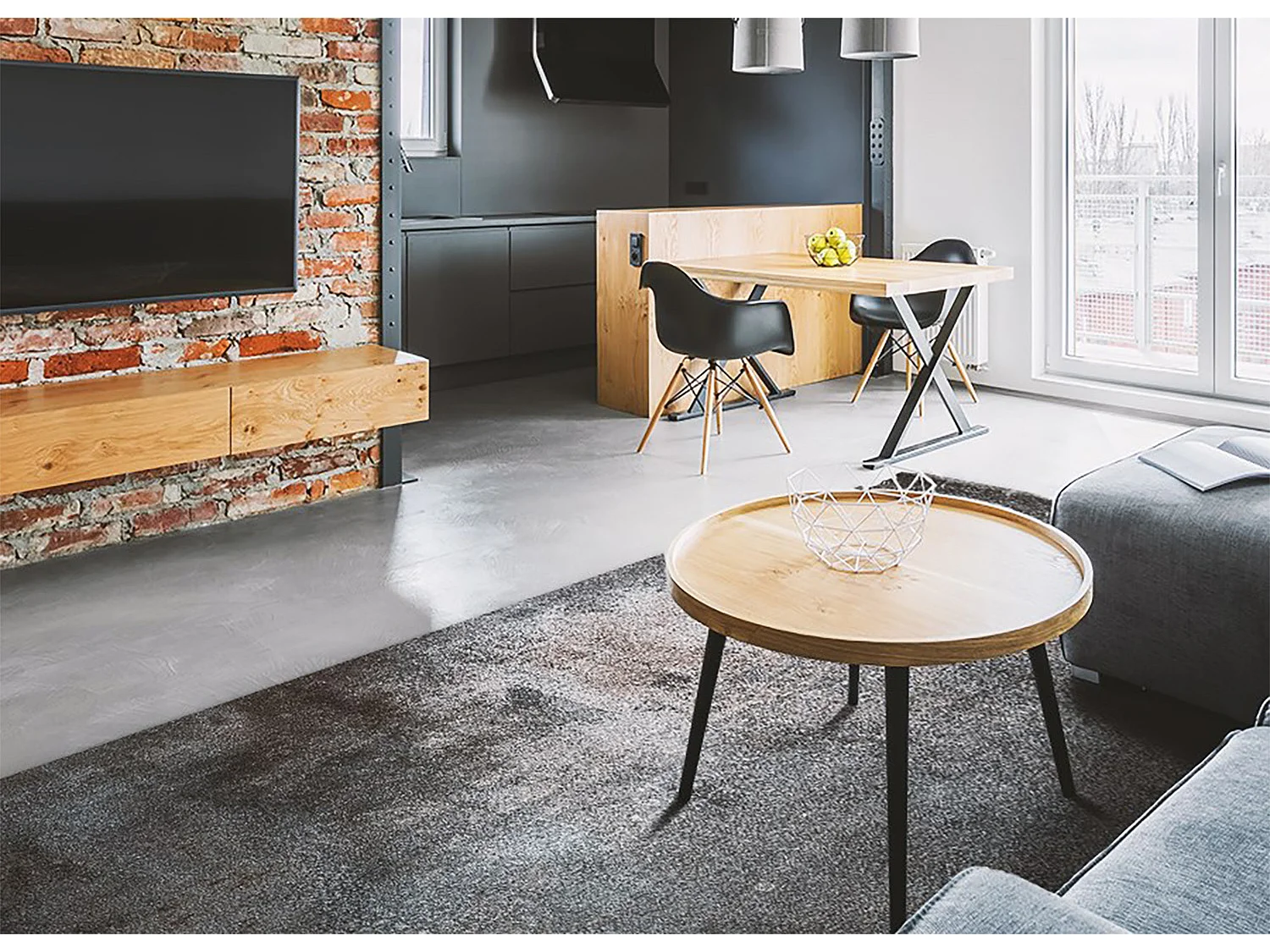 Tapis vinyle tendance Tôle rouillée - 150 cm x 225 cm