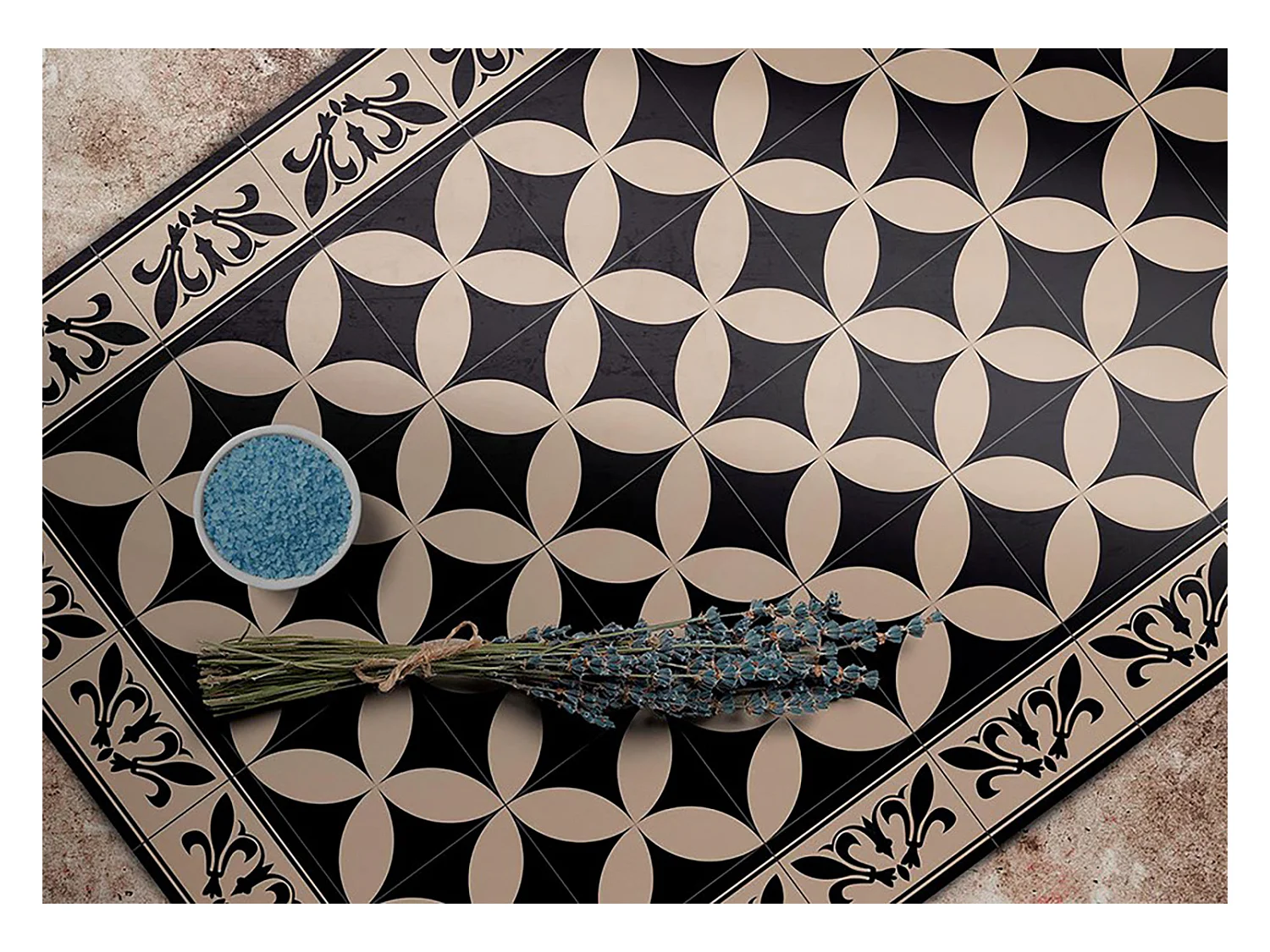 Vinylteppich für spanische Heimfliesen – 80 cm x 120 cm