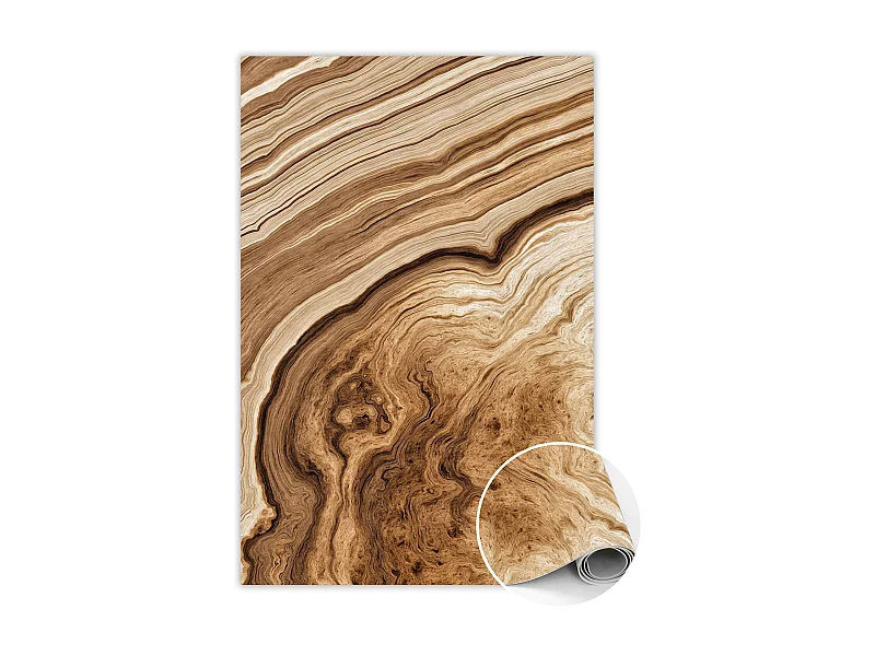 Vinylteppich für Zuhause, Holzmaserung – 100 cm x 150 cm