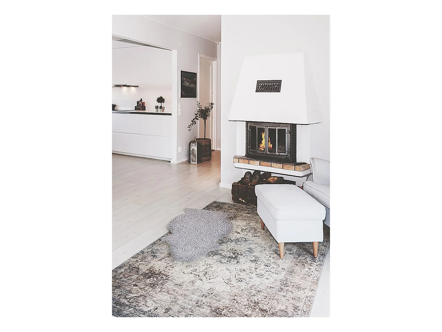 Tapis vinyle universel tendance Géométrie persane - 150 cm x 225 cm