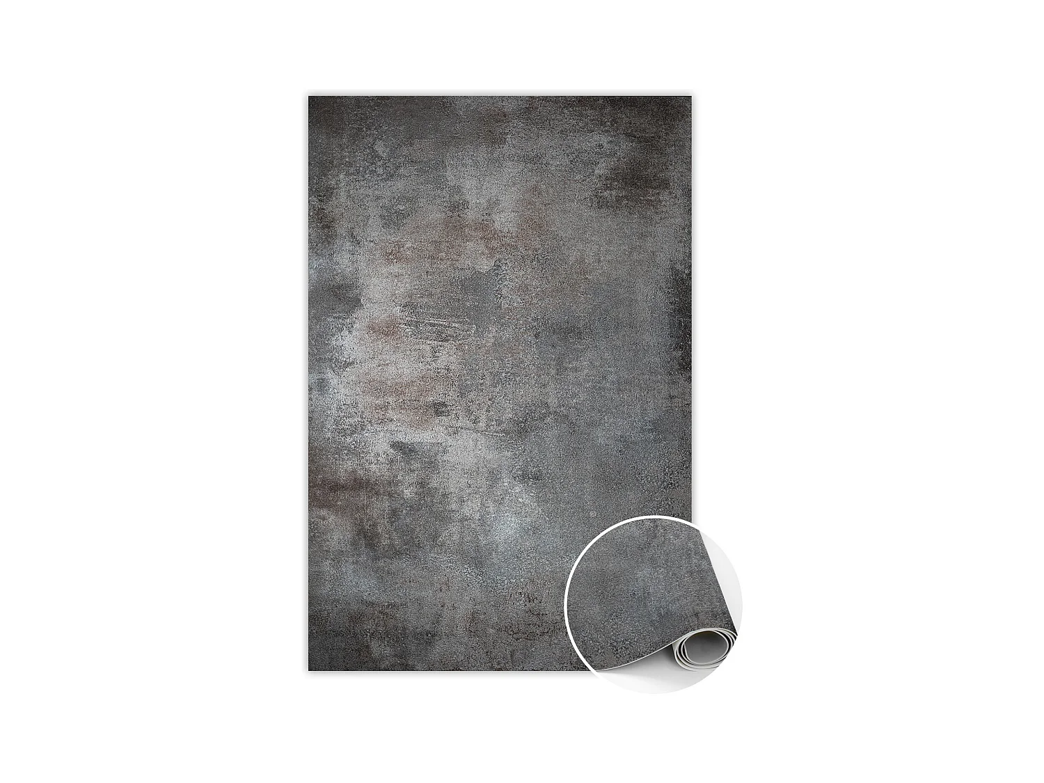 Tapis vinyle tendance Tôle rouillée - 80cm x 120 cm