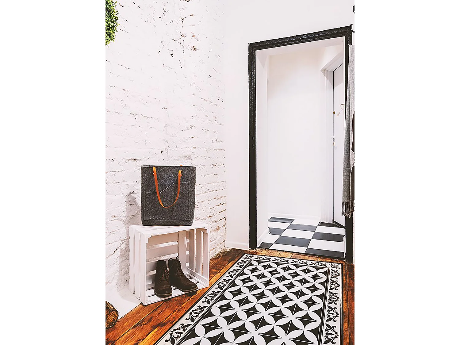 Tapis vinyle universel carreaux espagnols - 140 cm x 210 cm