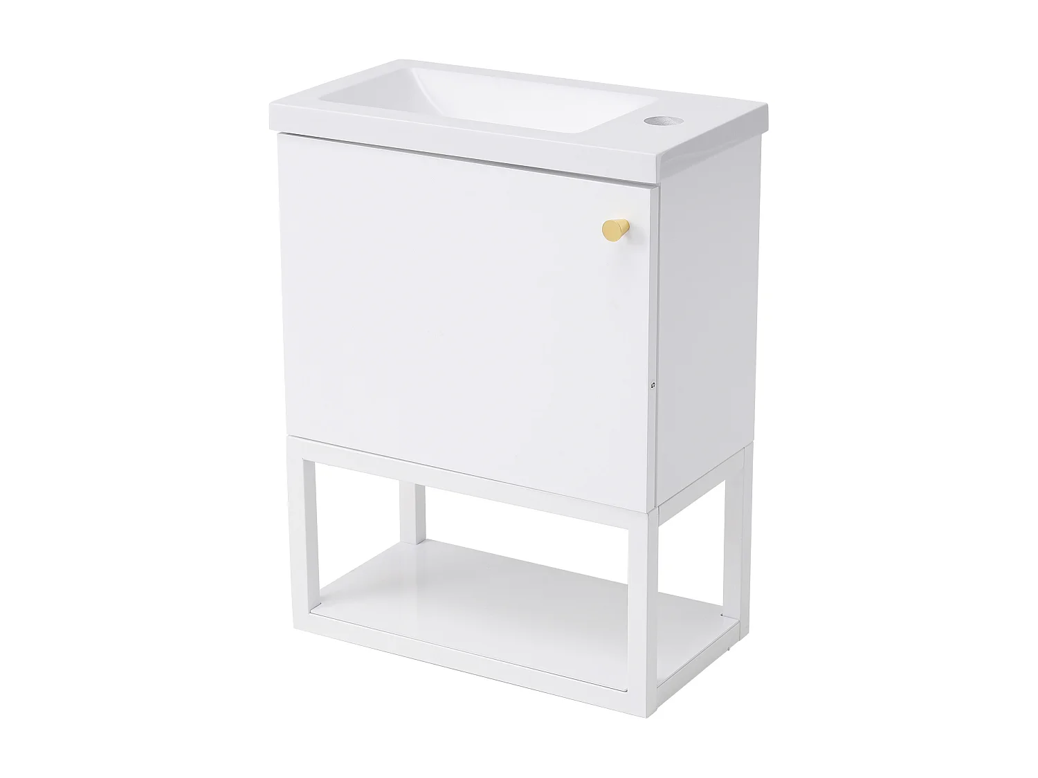 Meubles de salle de bains, Lavabo et meuble sous-lavabo 40 cm , Lavabo à encastrer