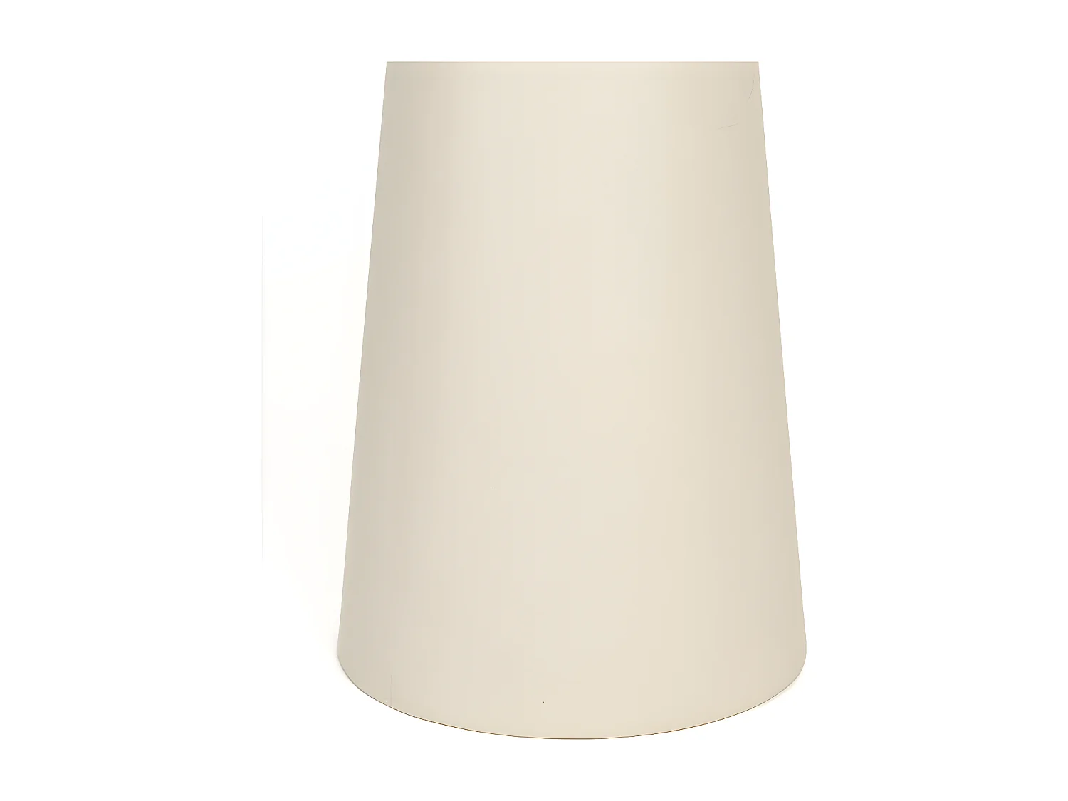 Joya - Table d'appoint ronde effet travertin ø40cm H52cm - Beige