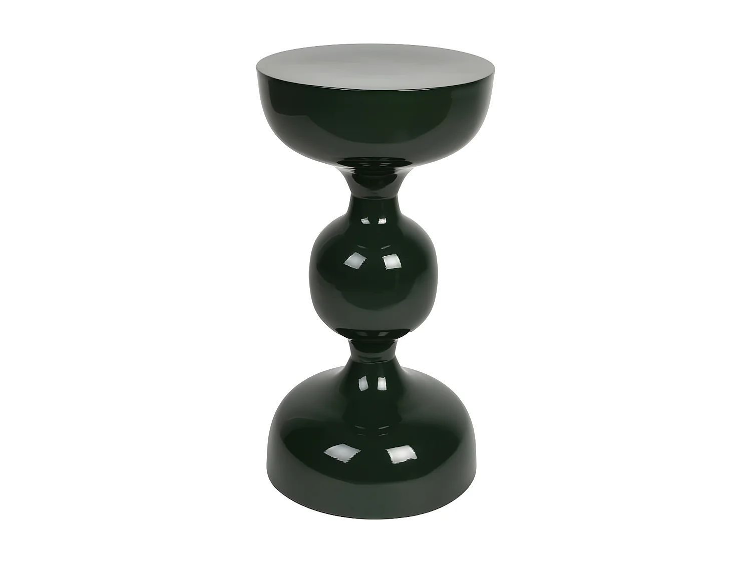 Lars - Table d'appoint ronde en métal ø31cm - Vert
