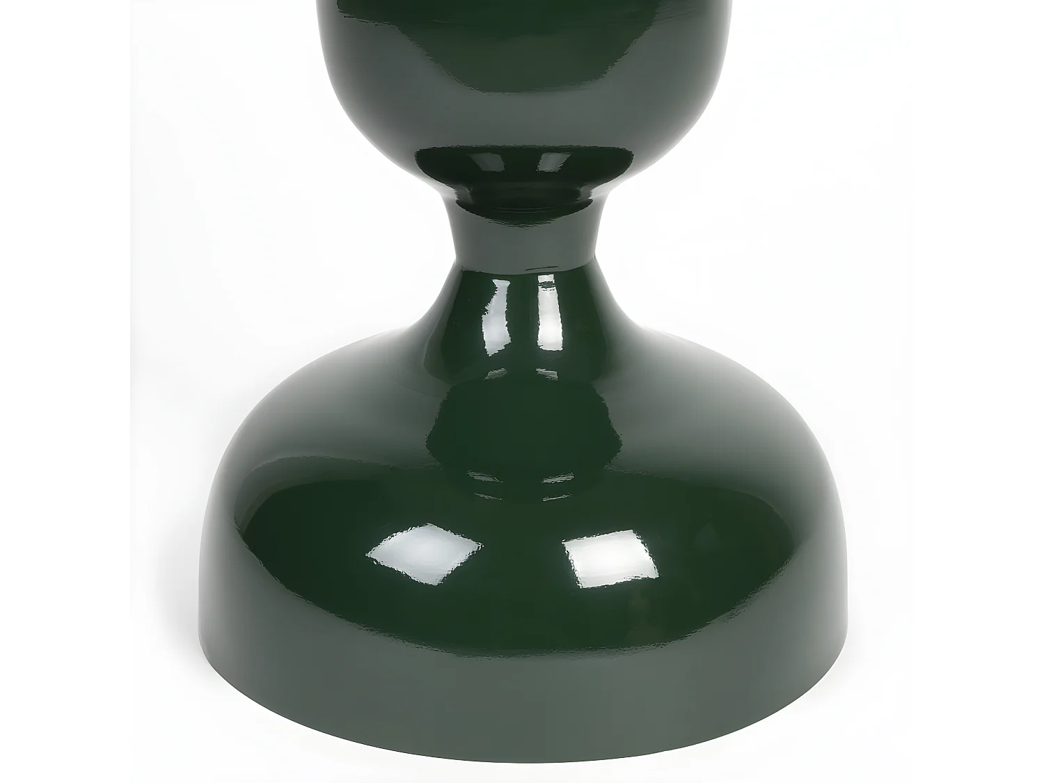 Lars - Table d'appoint ronde en métal ø31cm - Vert