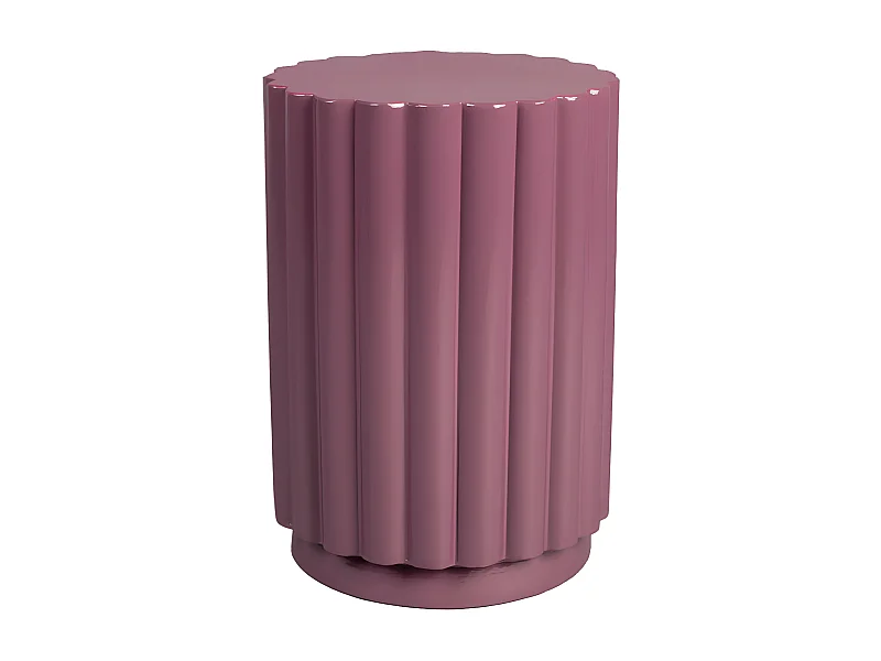 Camila - Table d'appoint ronde en métal ø32cm - Violet