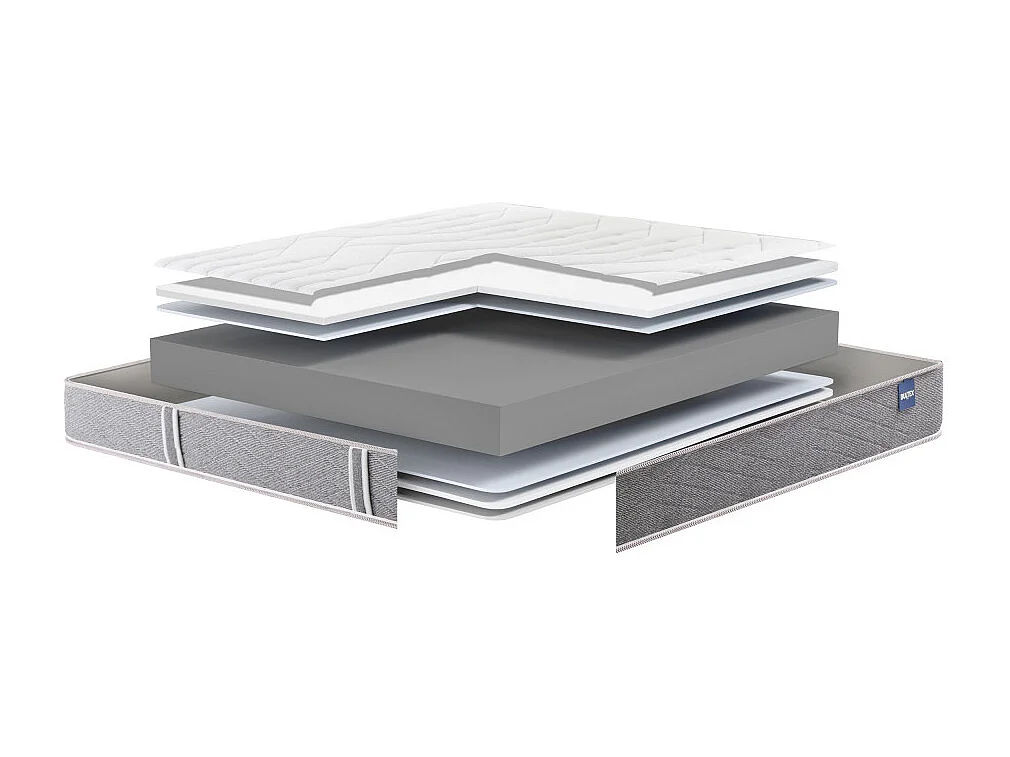 Graduel 3 - Matelas en mousse, accueil moelleux - 90x190 cm